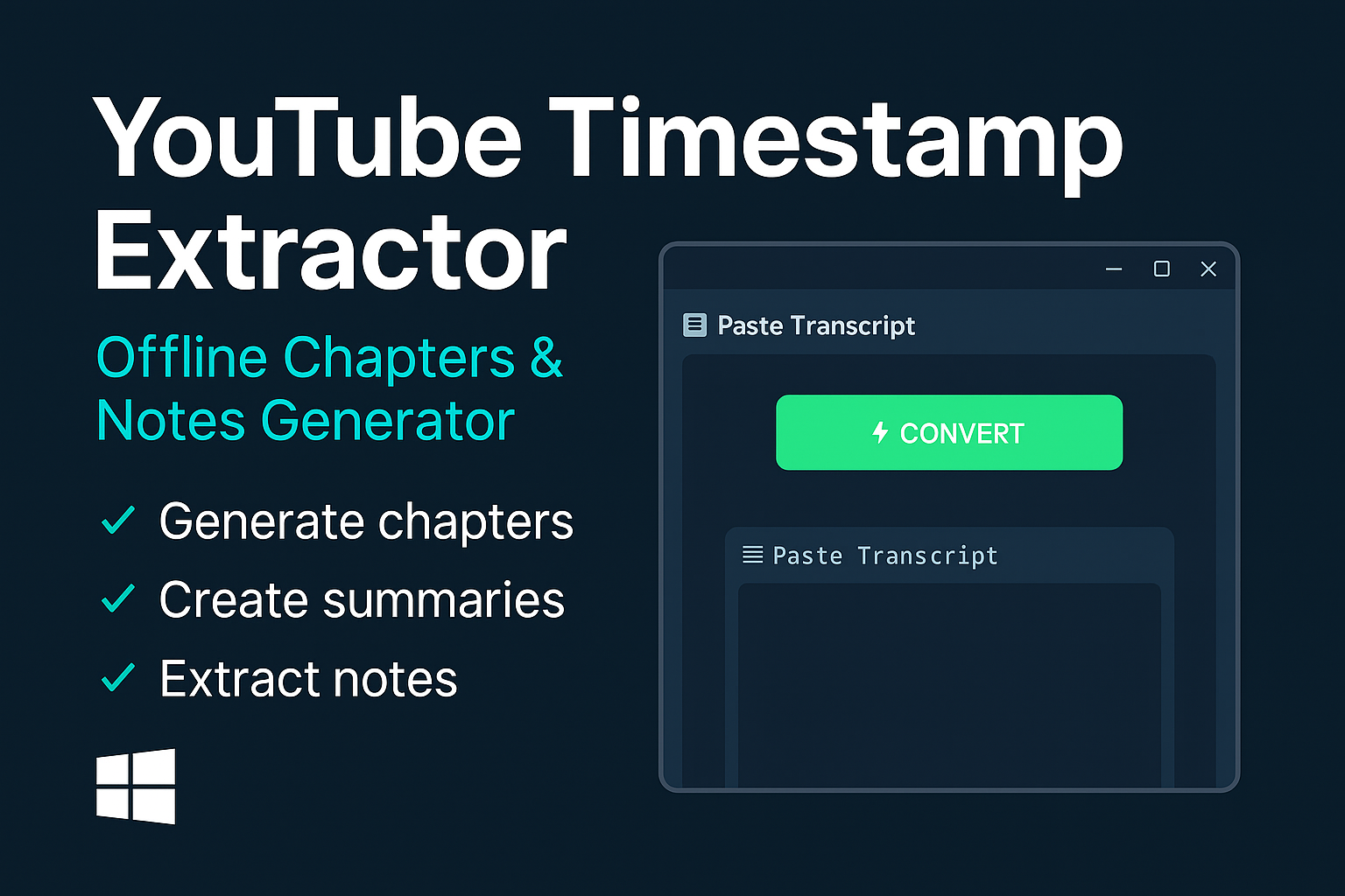 YouTube Timestamp Extractor